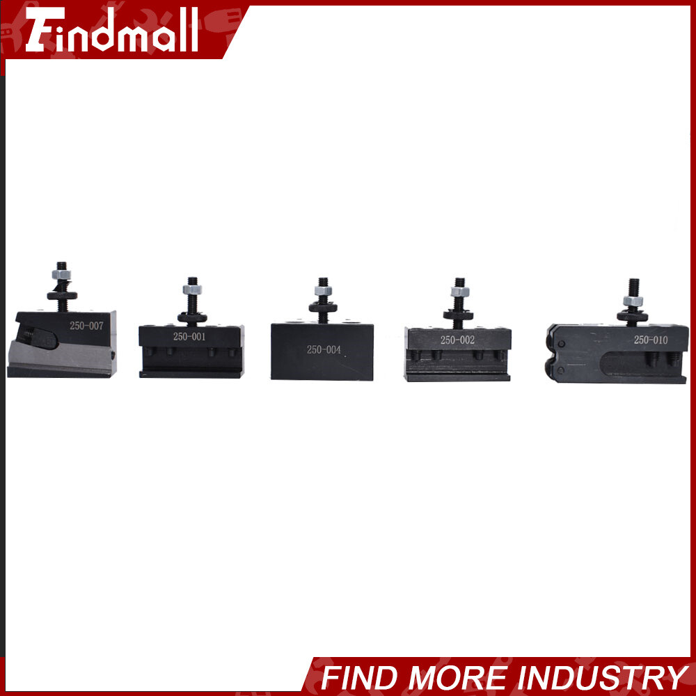 OXA 250-000 Wedge Type Quick Change Tool Post Holder Set For Mini Lathe Up to 8"