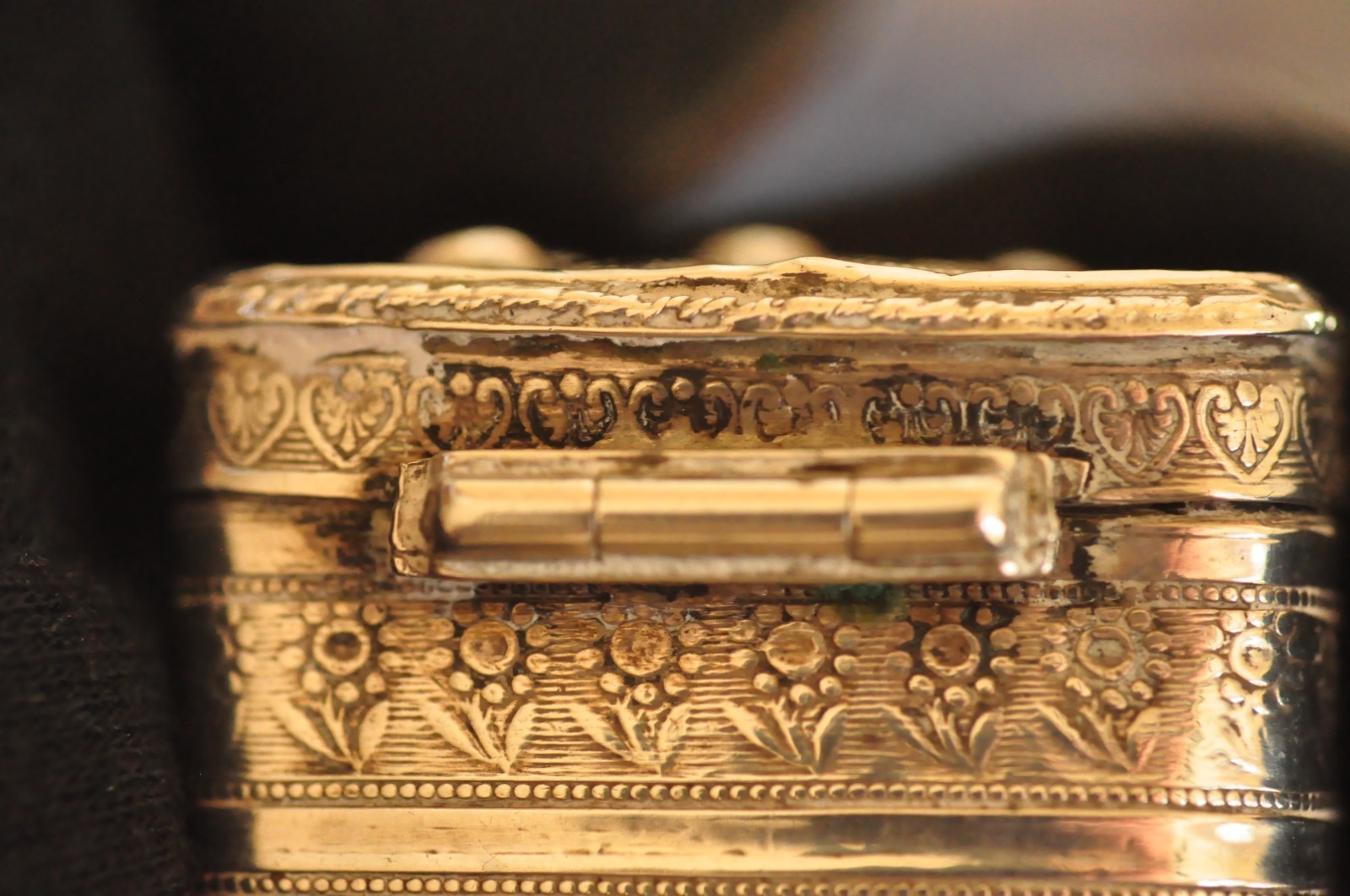 Beautiful Antique European Sterling Silver Snuff Box – 28 Grams - Hallmarked