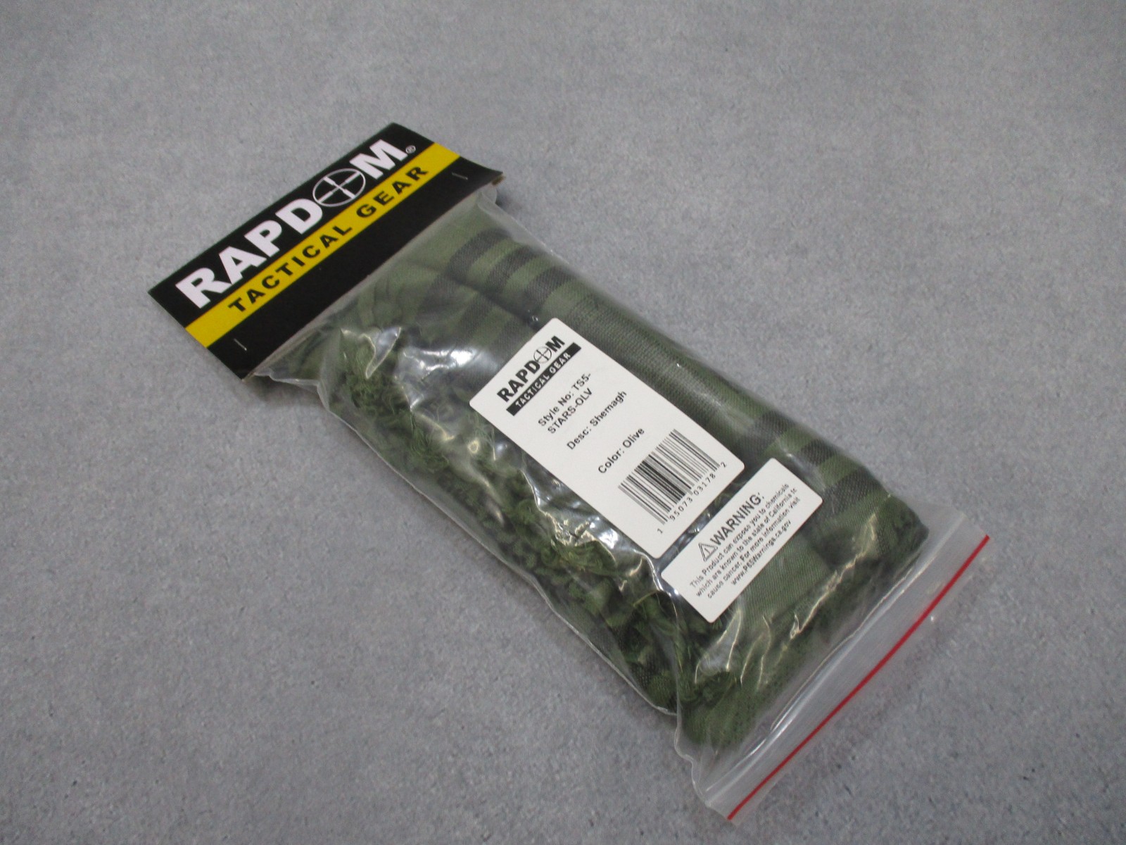 RAPDOM Tactical Shemagh Scarf Stars Olive Green TS5-STARS-OLV New