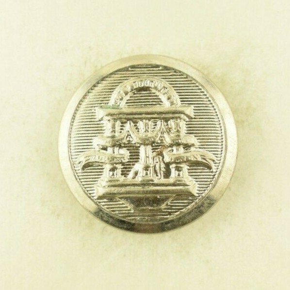 19th Cent. Georgia State Seals Silver Uniform Button Extra Quality BM D6