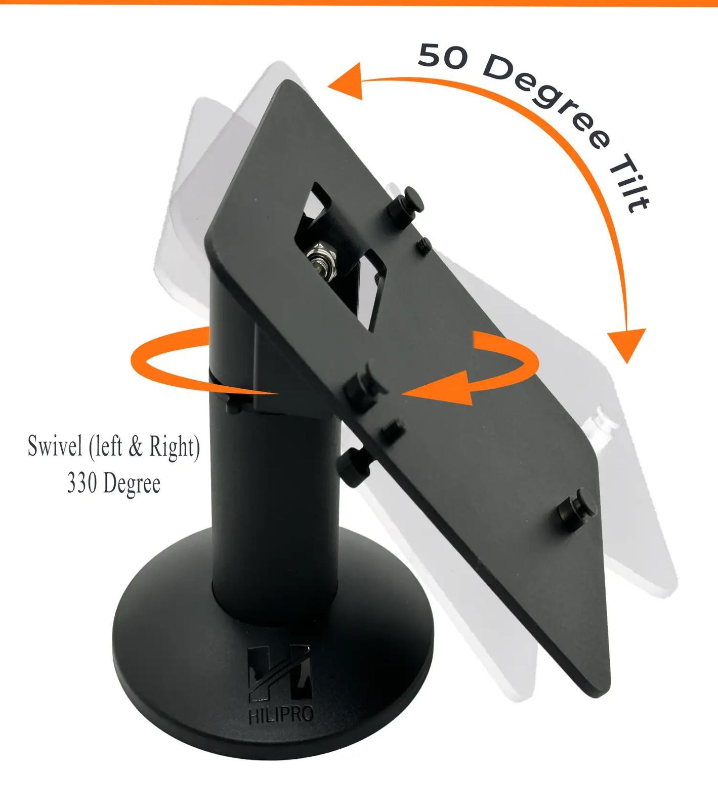 Hilipro POS Stand for Ingenico ISC480 - Swivel and Tilts -Point of Sale Stand