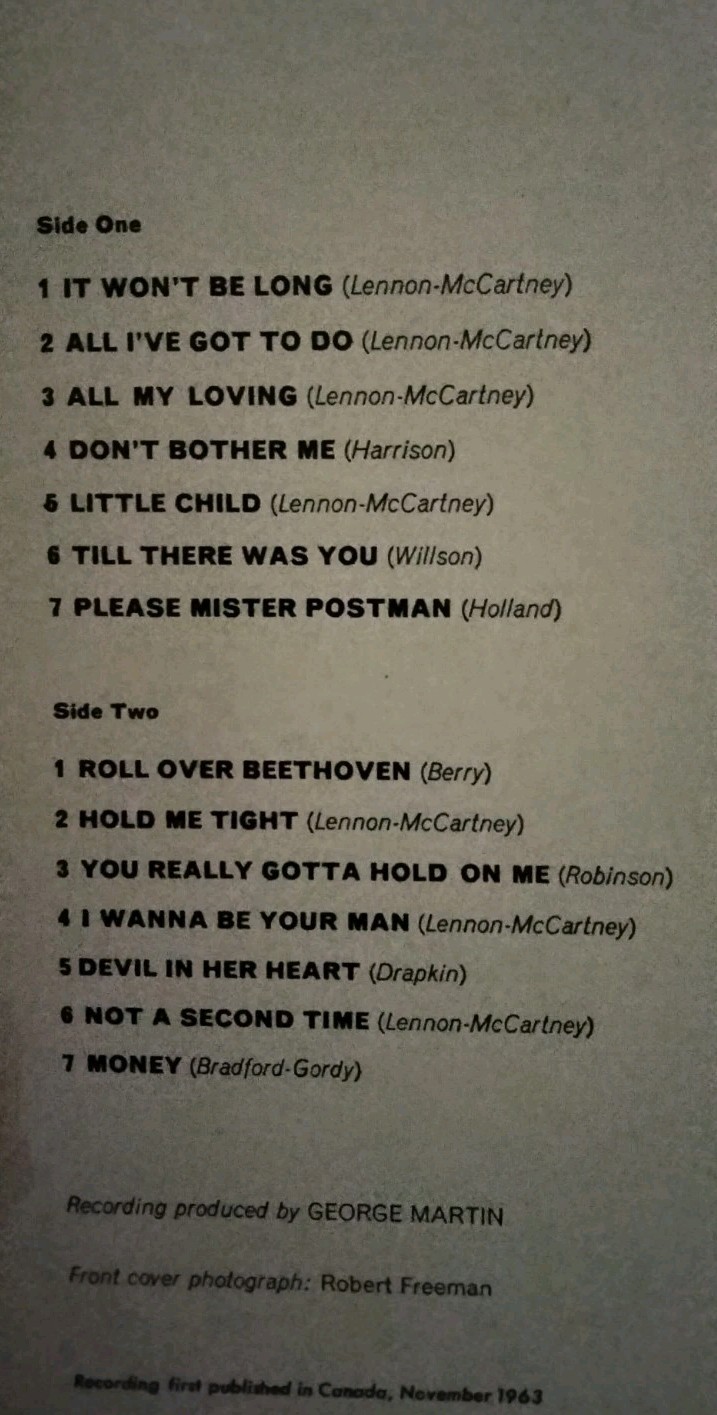 BEATLEMANIA! With The Beatles - Mono Vinyl - T6051 - Canada 1963