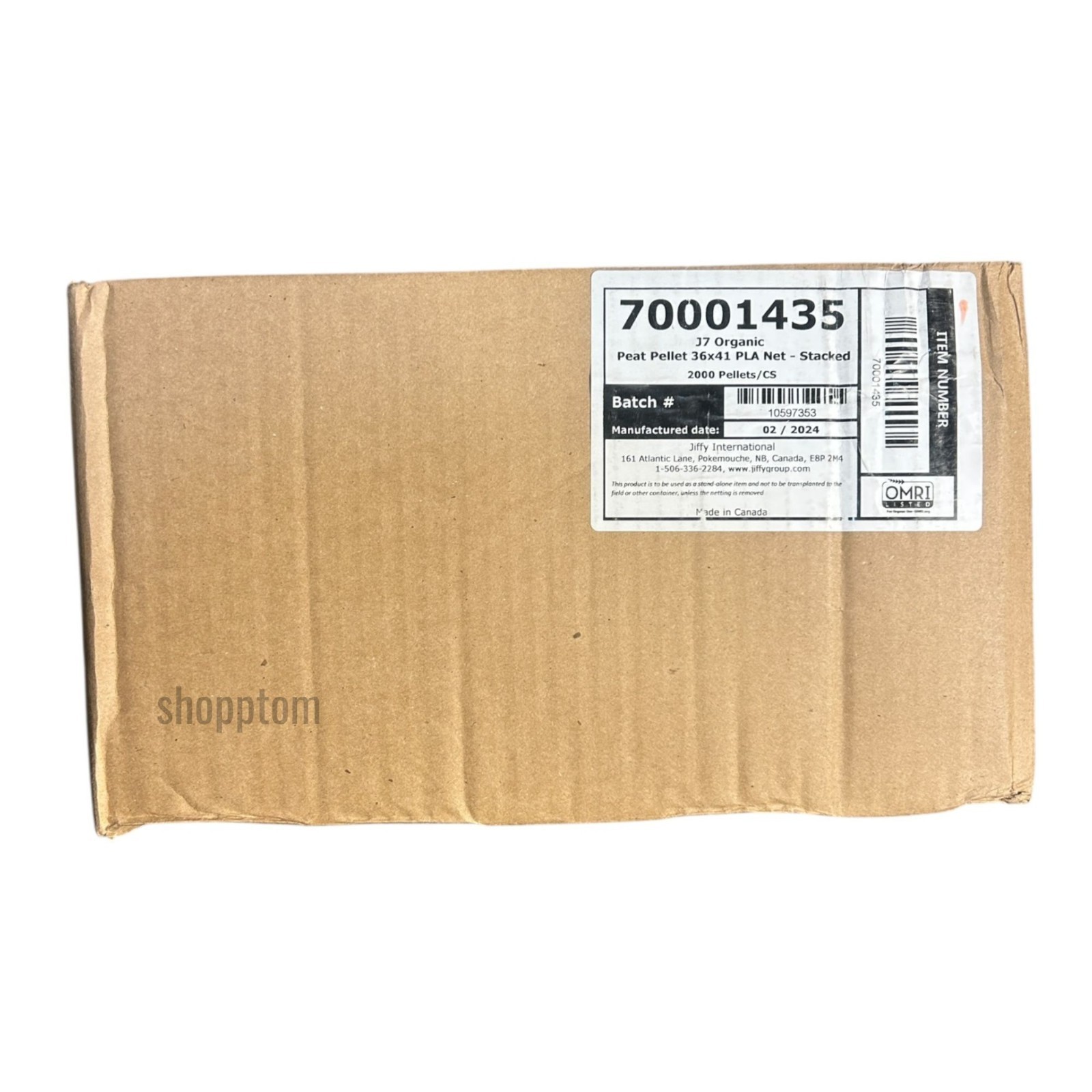 Jiffy Peat Pellets 36mm Organic OMRI Seed Starting Plugs | Choose Quantity