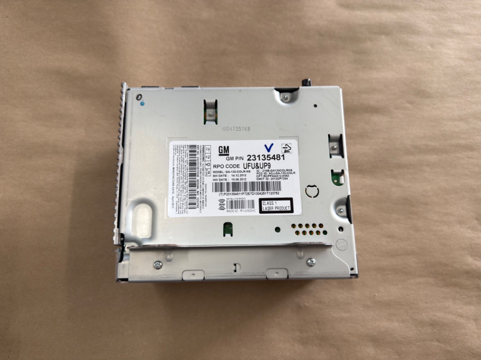 2013 Chevrolet Camaro SS MyLink Premium Radio Face Plate GM - OEM