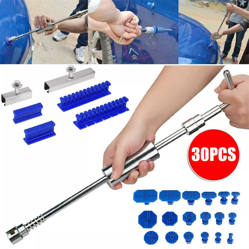 Car Body Paintless Dent Repair Tools Slide Hammer Puller Lifter Hail Removal Kit