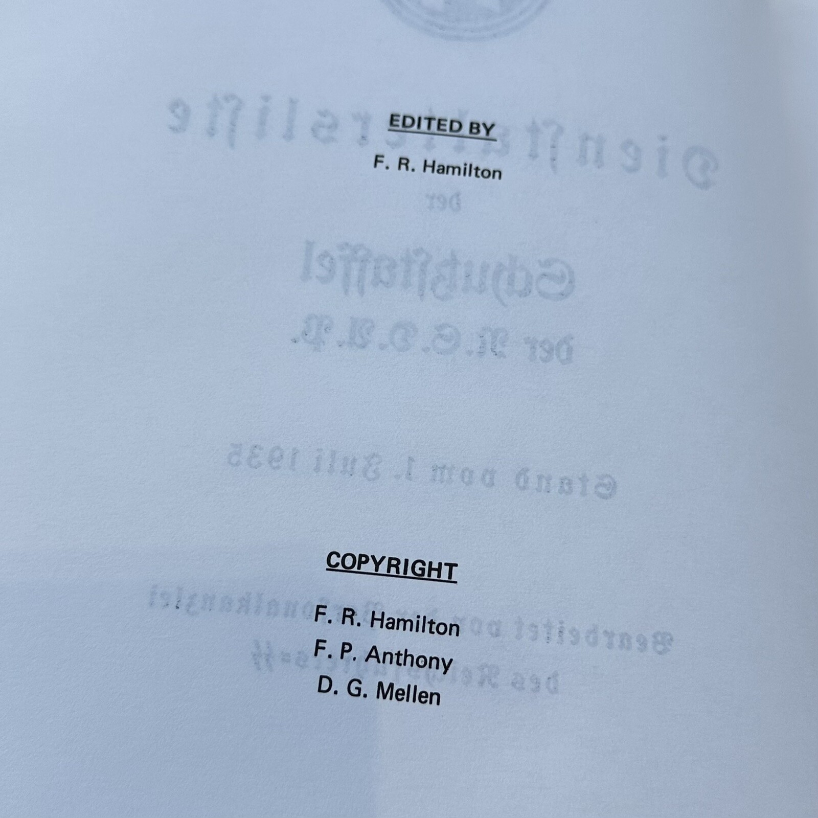 REPRINT WWII WW2 German Elite Book - Dienstaltersliste Der Schutzstaffel 1935