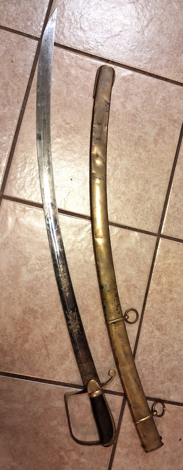 Signed John Prosser of London- War of 1812 Infantry Officers Sword w Scabbard