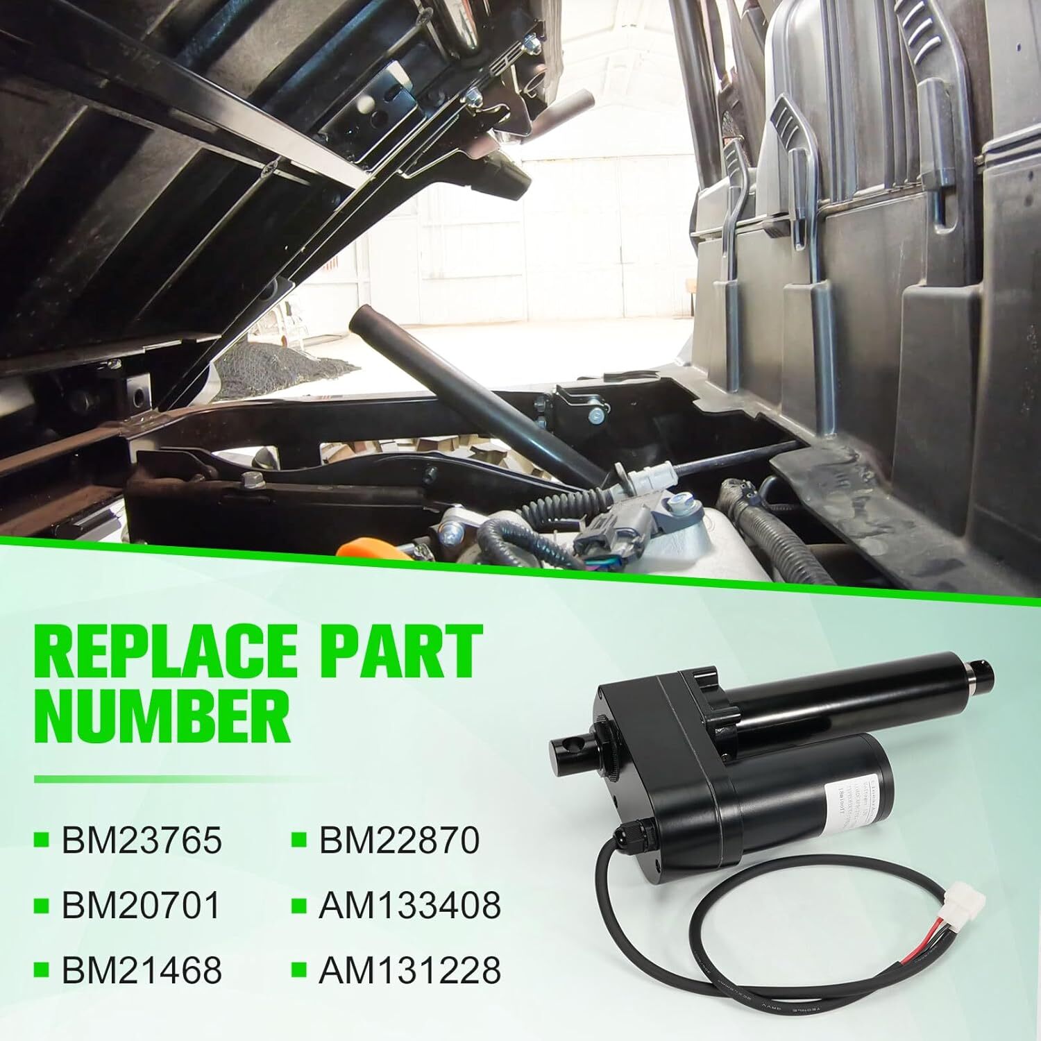 AM133408 Cargo Power Lift Actuator For John Deere Utility Vehicle Gator