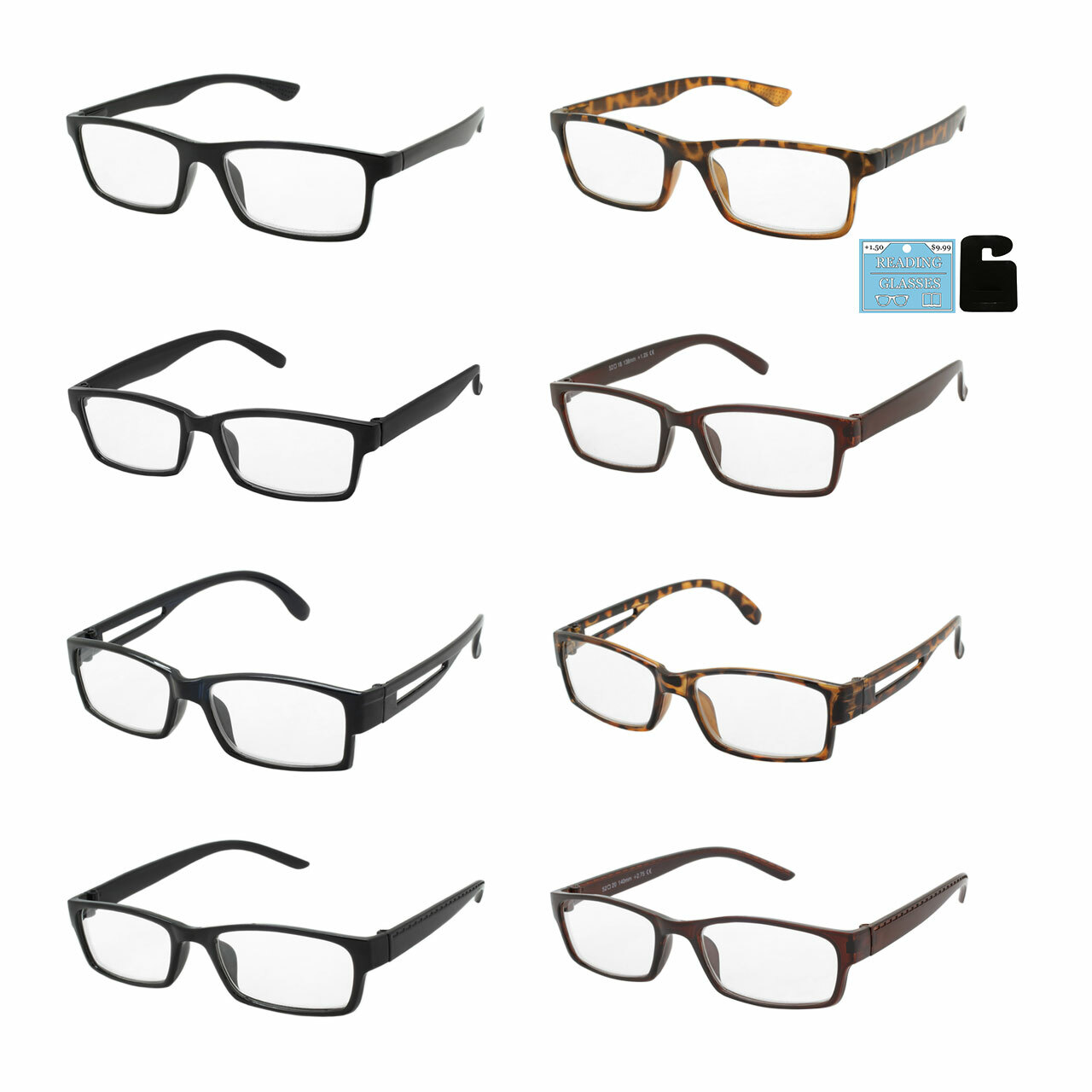 Reading Glasses Mens Womens 12 Pack Readers All Powers Quality Lot Deal New Bulk