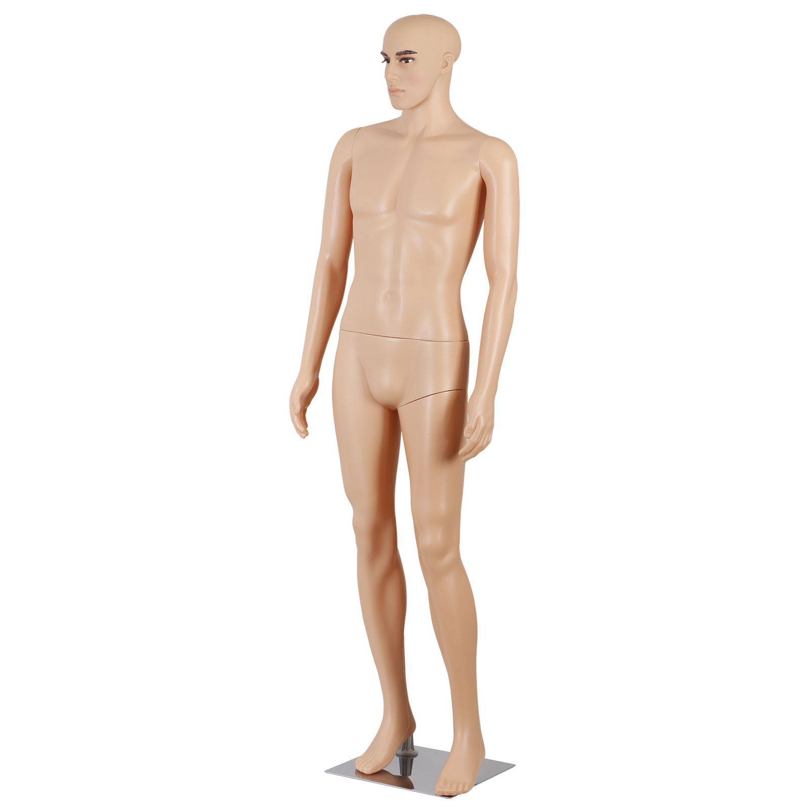 Male Mannequin Full Body 71 inch High Realistic Clothing Mannequin with Base