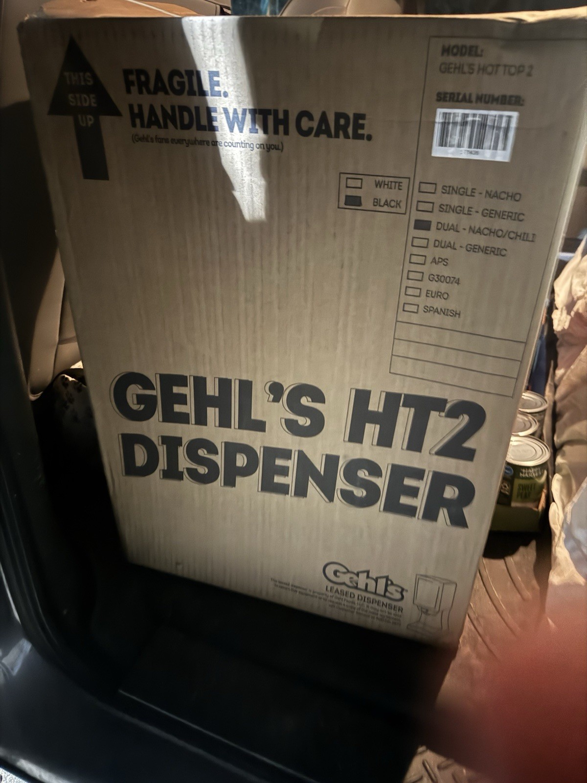 Gehl's Nacho Cheese Chili Dispenser Electric Warmer Hot Top 2 New In Box!!!