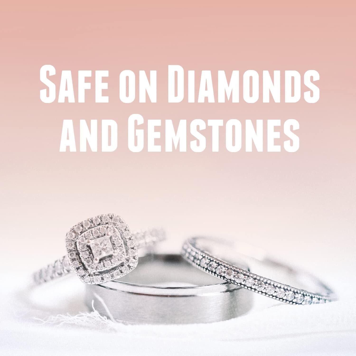 Jewelry Cleaner Solution For Ultrasonic Cleaner & More. Silver Gold Diamond Gem