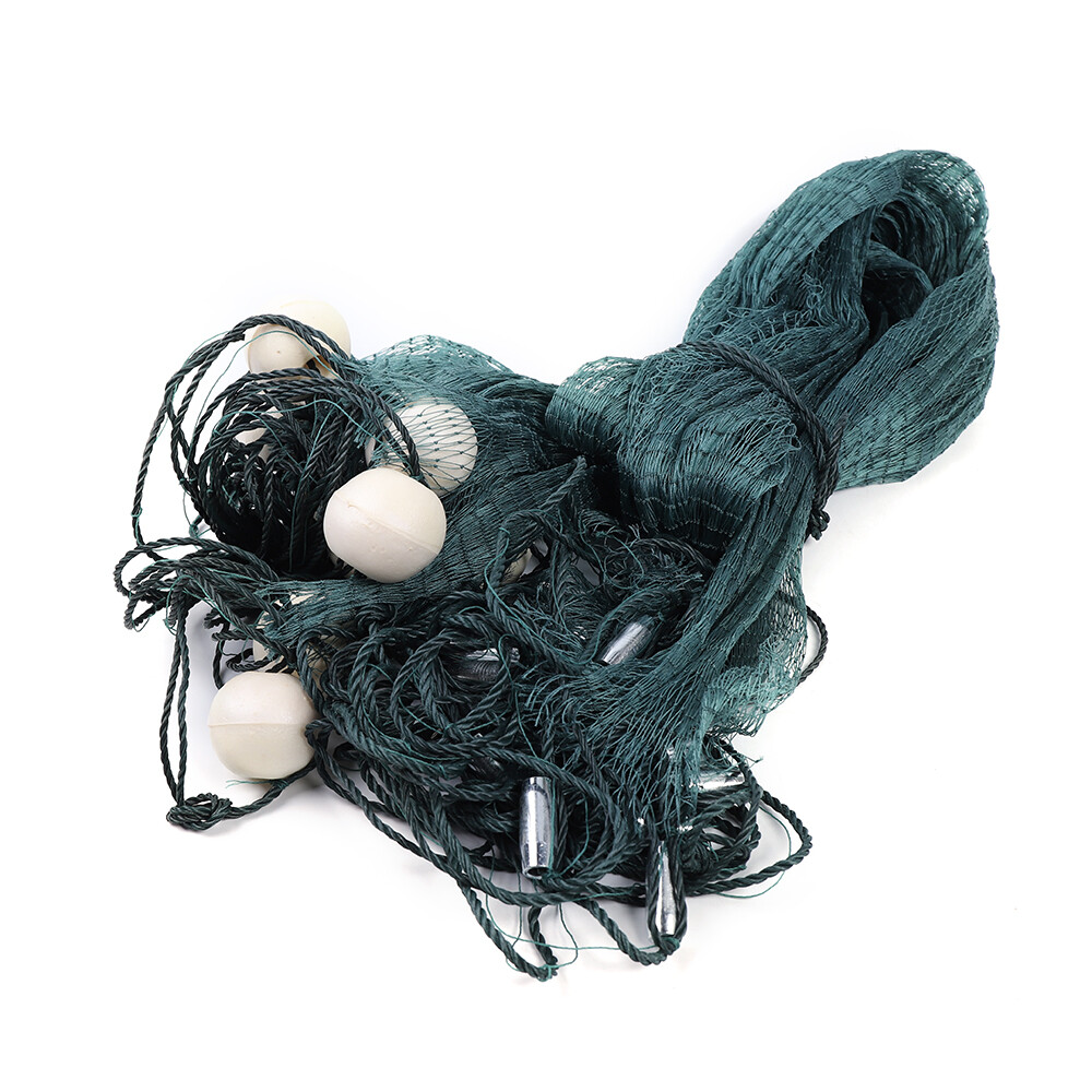 Fishing Net Pull Net 2x 10M Trawl Clear Pond Fish Beach Seine Drag Bait Minnows