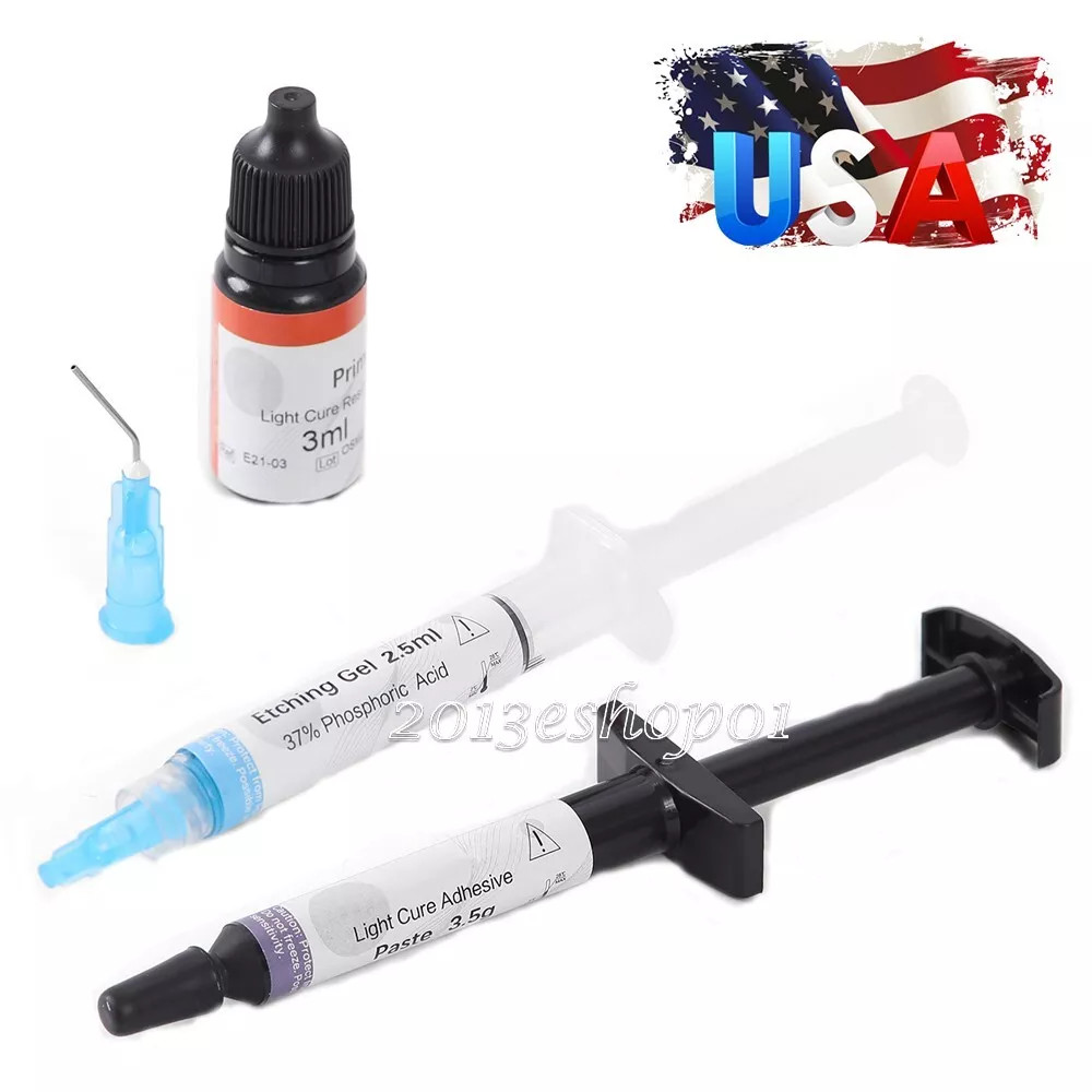 Dental Bracket Braces Glue Ortho Bonding Light Cure Resin/LED Light Cure Lamp