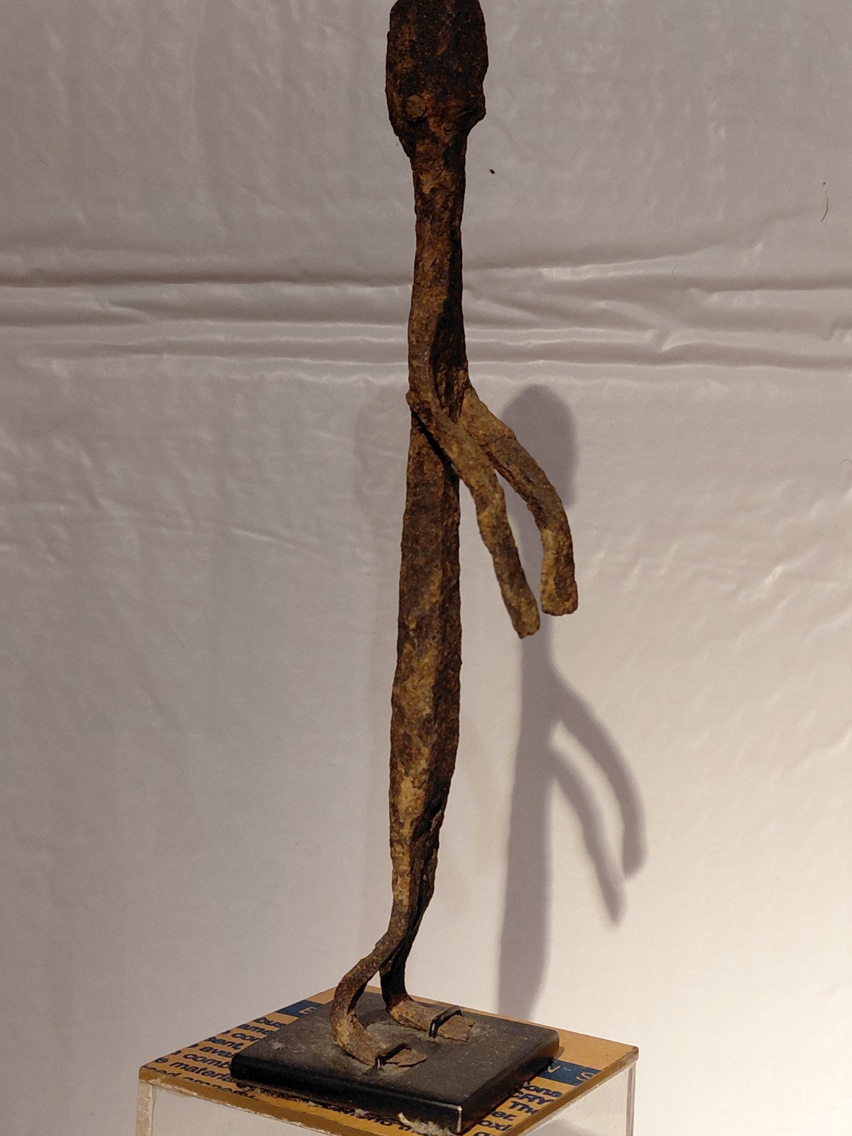 Rare African Dogon Standing Iron Figure