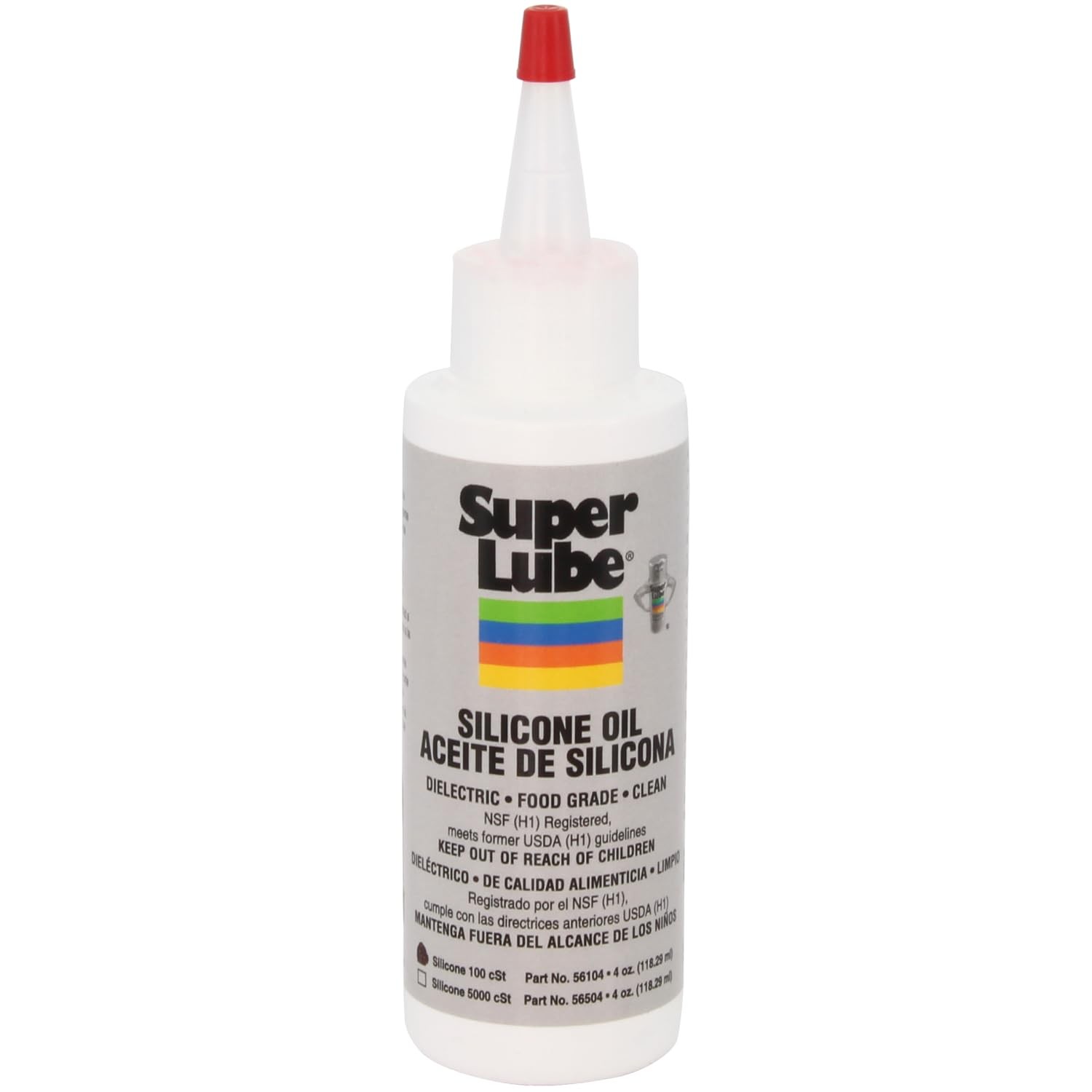 Super Lube Silicone Oil High & Low Temp CST (Clear, 4oz Bottle)