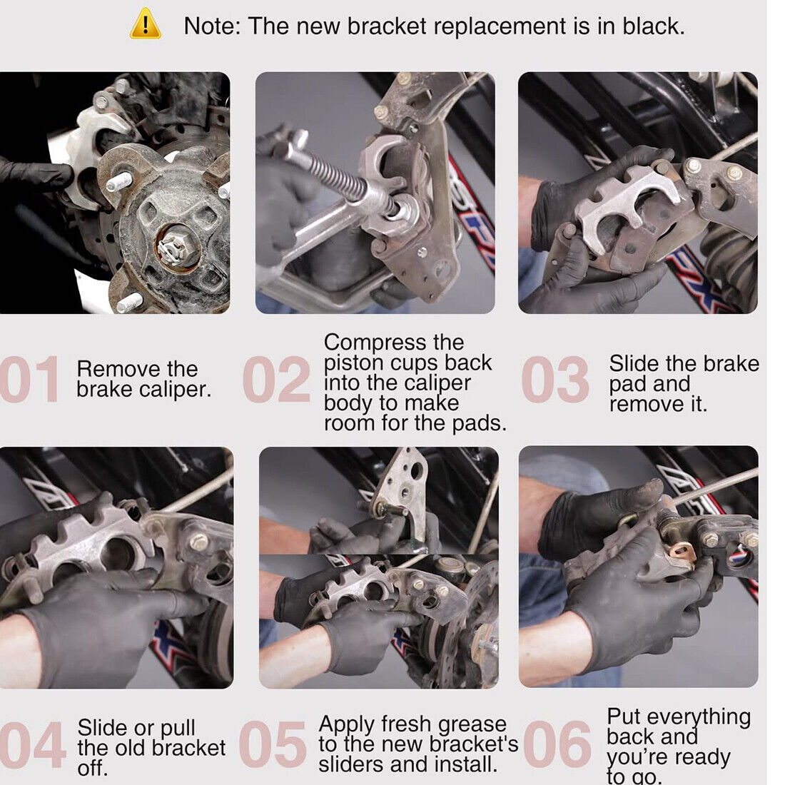 Front Brake Caliper Mounting Bracket 1912496 For Polaris Ranger RZR XP 900 1000