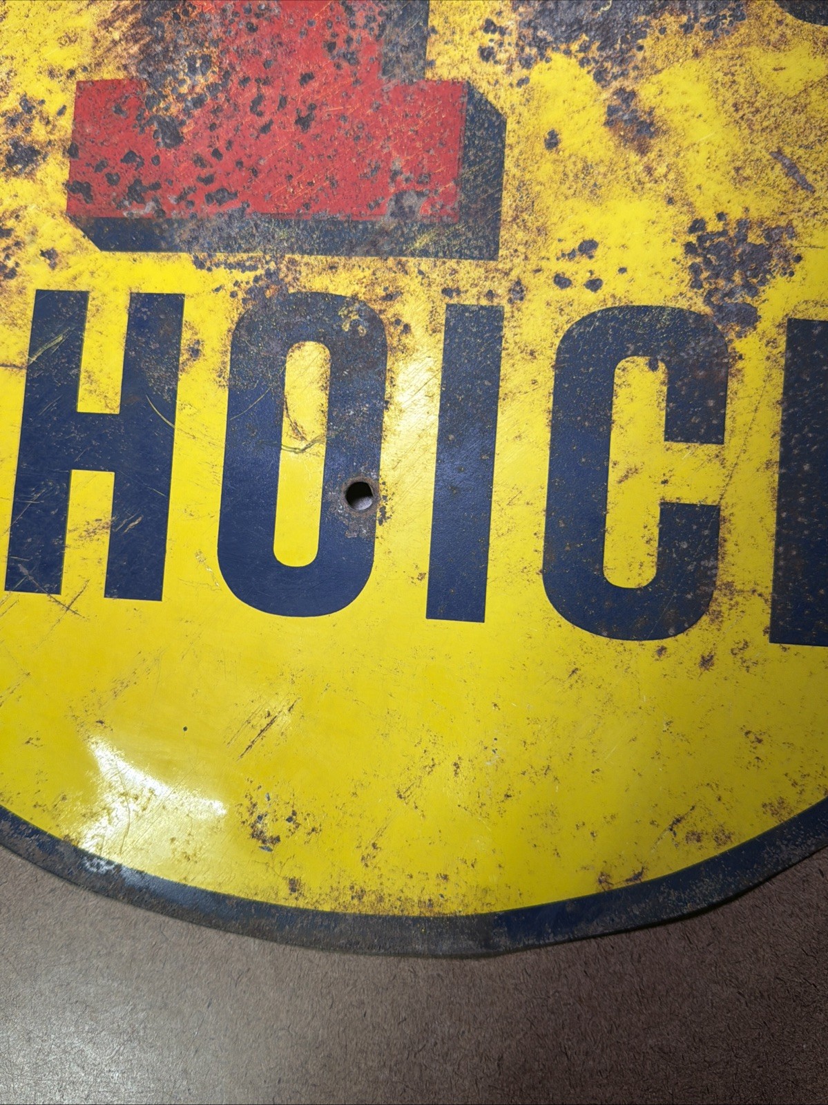 VTG RARE Dodge 1st Choice Metal Sign 19” Mopar USA, Man Cave/She Shed HTF WOW!