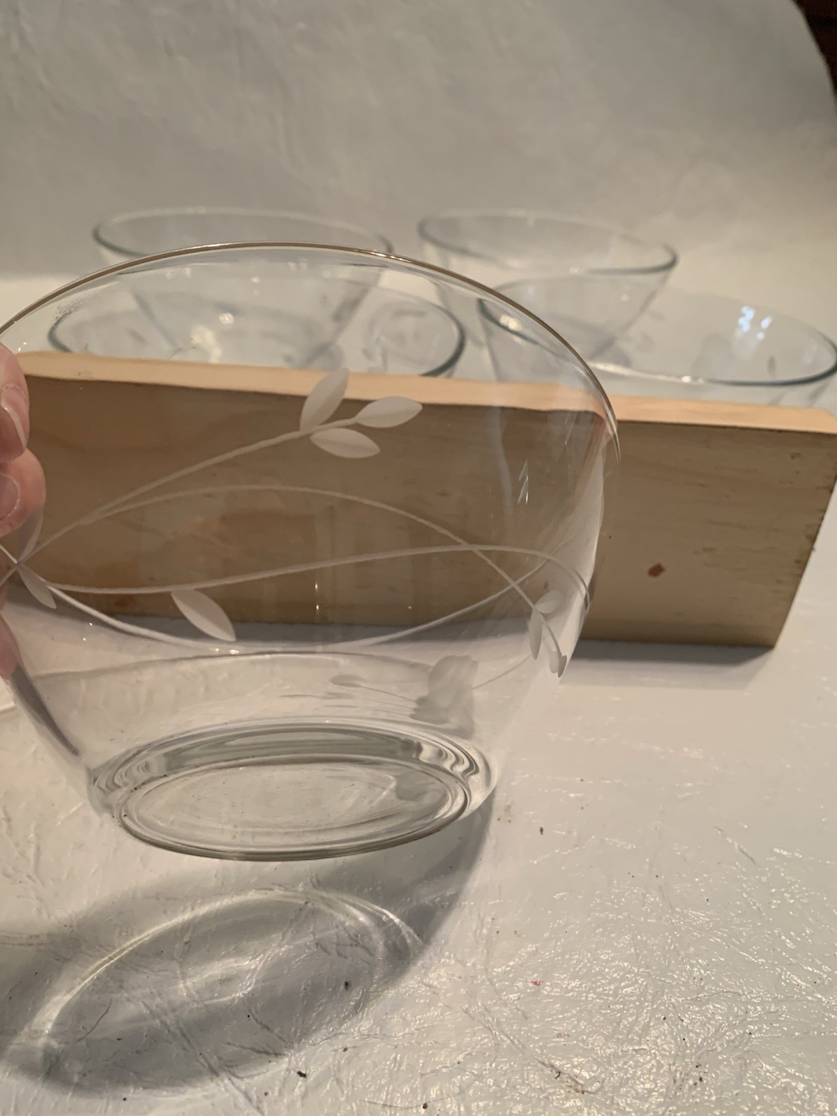 Princess House Crystal Heritage Dessert Bowls Set Of 8