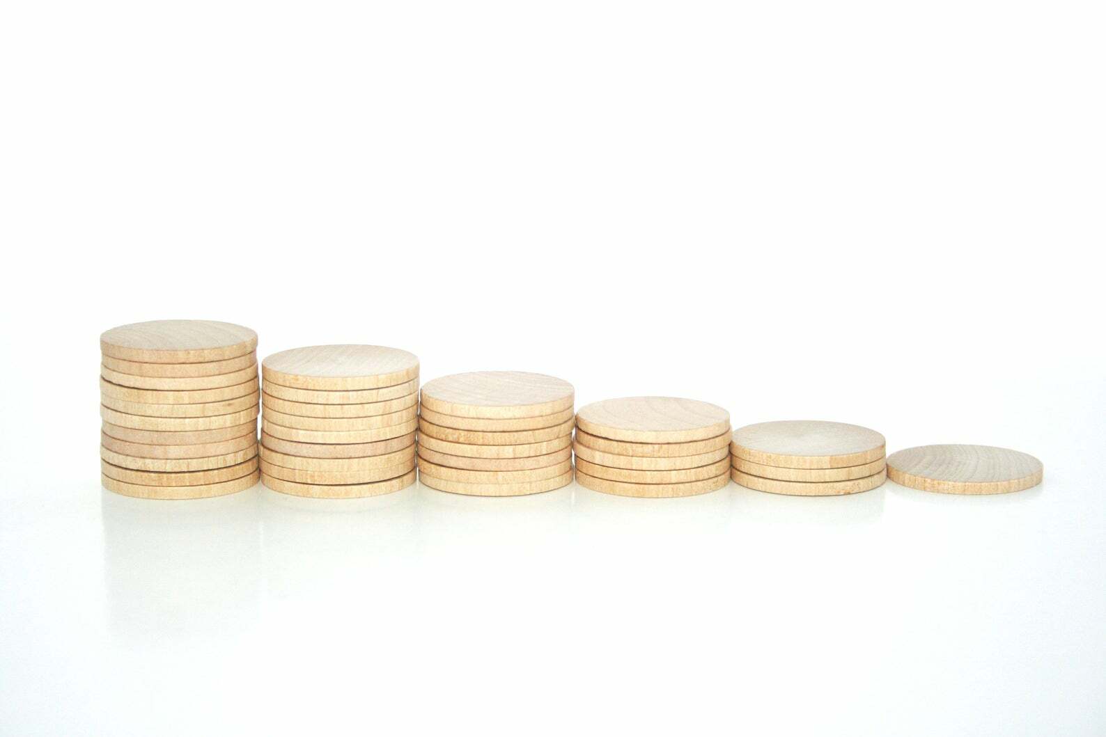 1-Wooden Circles Various Sizes Wood Circle Cutouts Wooden Circles Wood Disc Coin