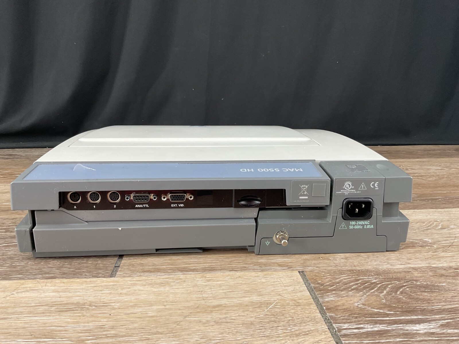 GE MAC 5500 HD Resting Electrocardiogram System ECG Machine with Color Display