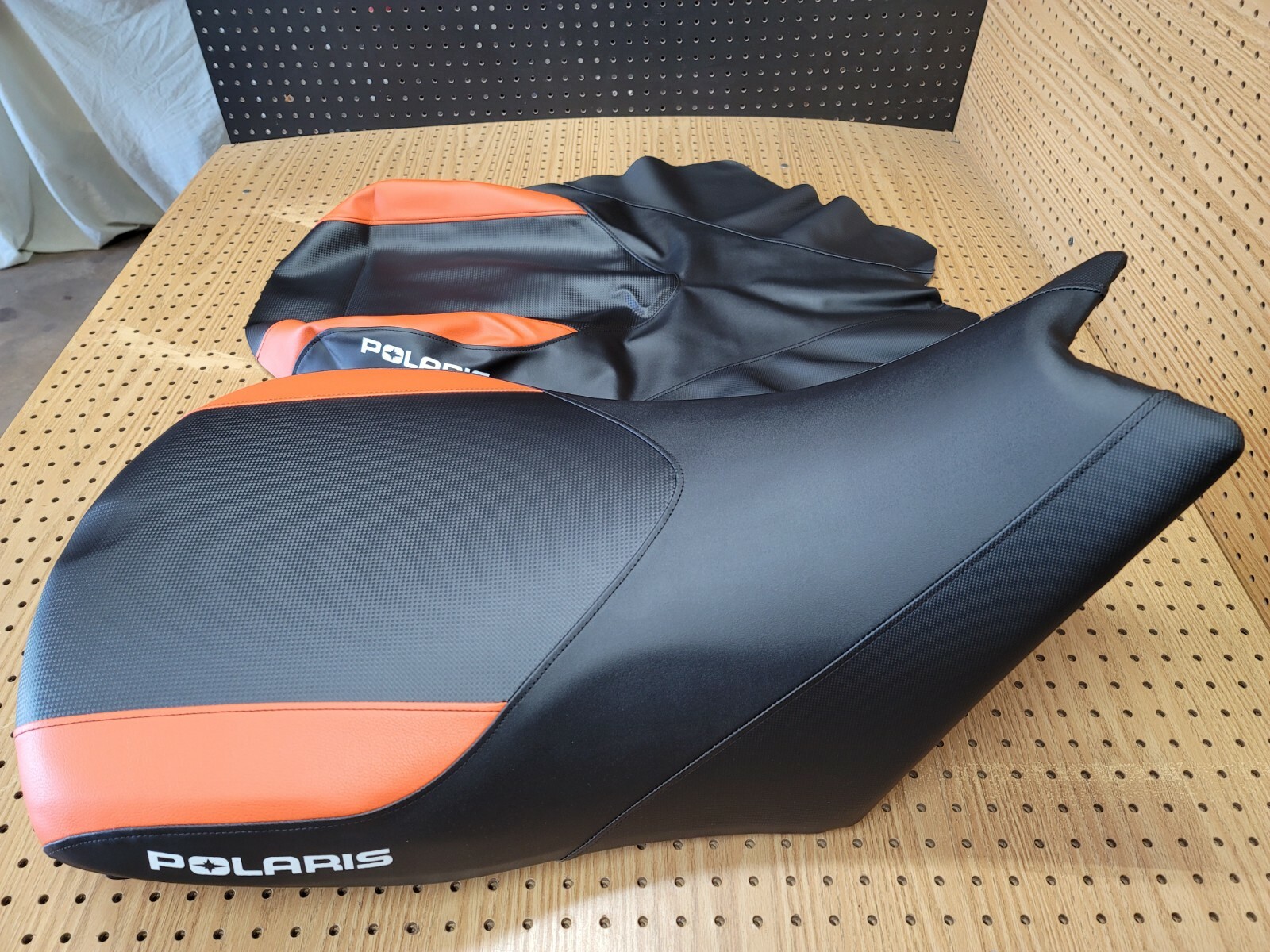 POLARIS SPORTSMAN 550 850 1000 XP SEAT COVER 2009 TO 2017 (BLACK&ORANGE) [P*-21]