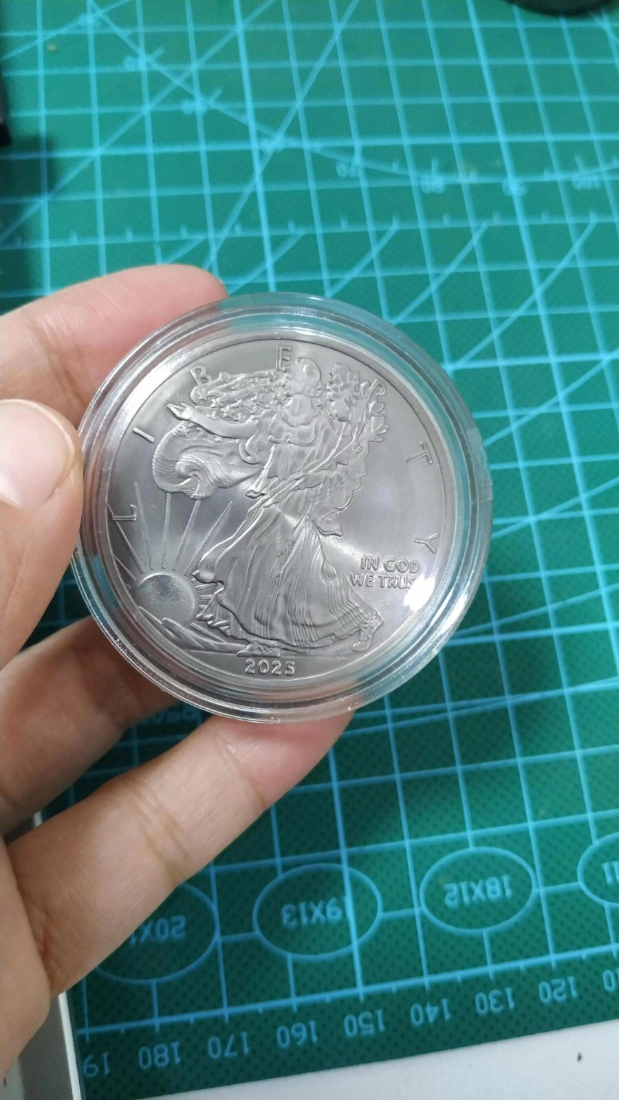 2 American Eagle Liberty Walking Coins TROY OUNCE OZ .999 Pure TITANIUM Rounds