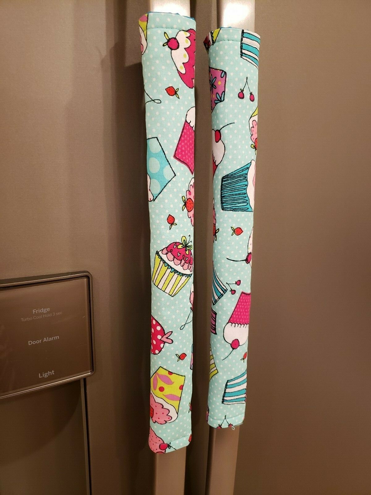 Teal Cupcake Refrigerator Oven Dishwasher Handle Covers