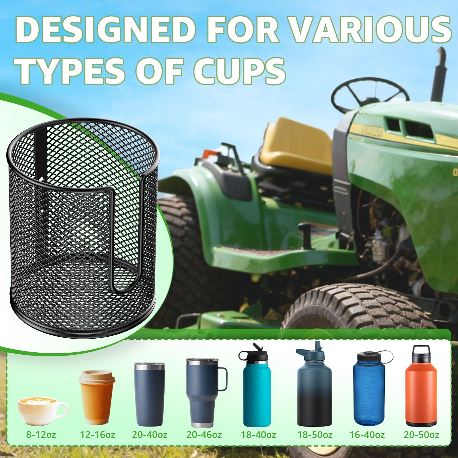 1 Pack Boat Ring Cup Holder, Universal Wall Mounted Cup Holder, Wall Mount Dr...