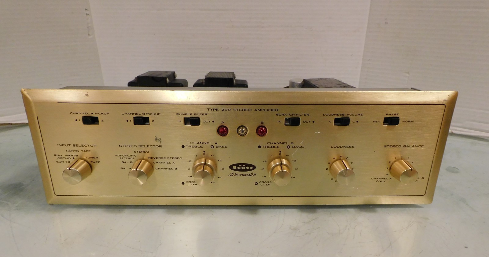 Scott 299 Tube Integrated Stereo Amplifier for Repair Parts or Restoration