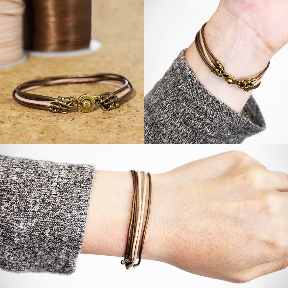 Craft County 2MM Round Leather Cord  Various Colors