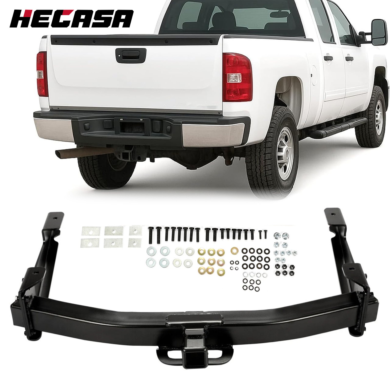 Class 5 Trailer Hitch Receiver For Chevy Sierra/Silverado 2500HD/3500HD 01-10