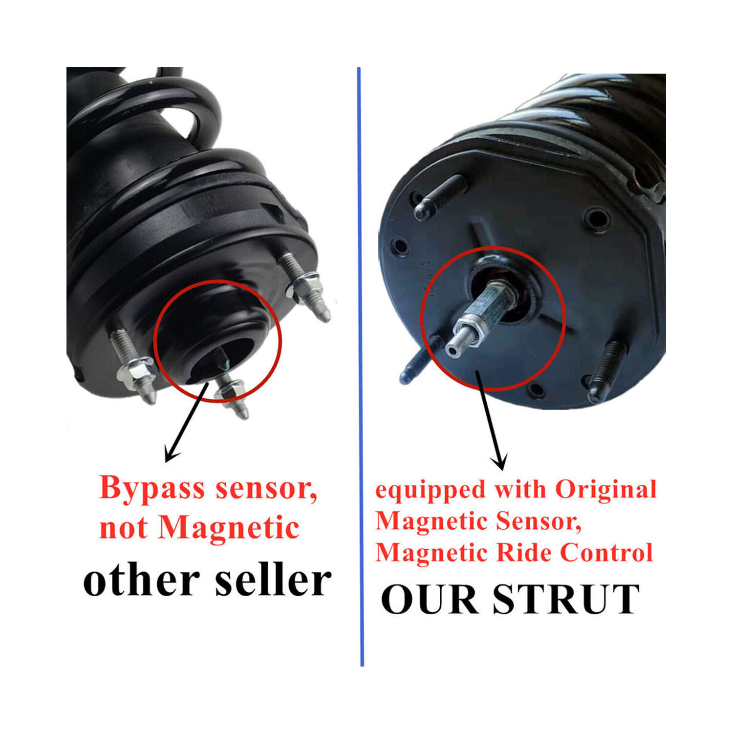 2x Front Shock Struts MagneRide For Cadillac Escalade Chevy Tahoe GMC 2007-2014