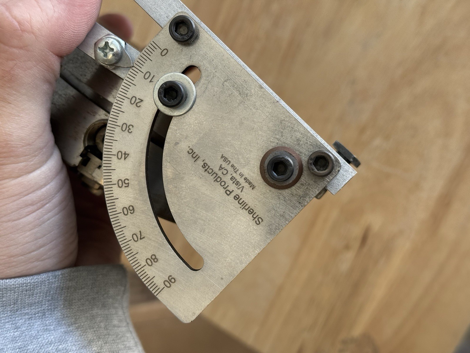 Sherline 3750 Tilting Angle Table Sine Plate for Milling Vise With 4 Jaw Chuck