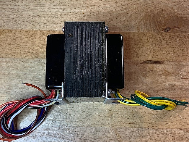 PT190Mi-BLACK POWER TRANSFORMER for TUBE AUDIO (380Vct) 190-0-55-190V x150mA