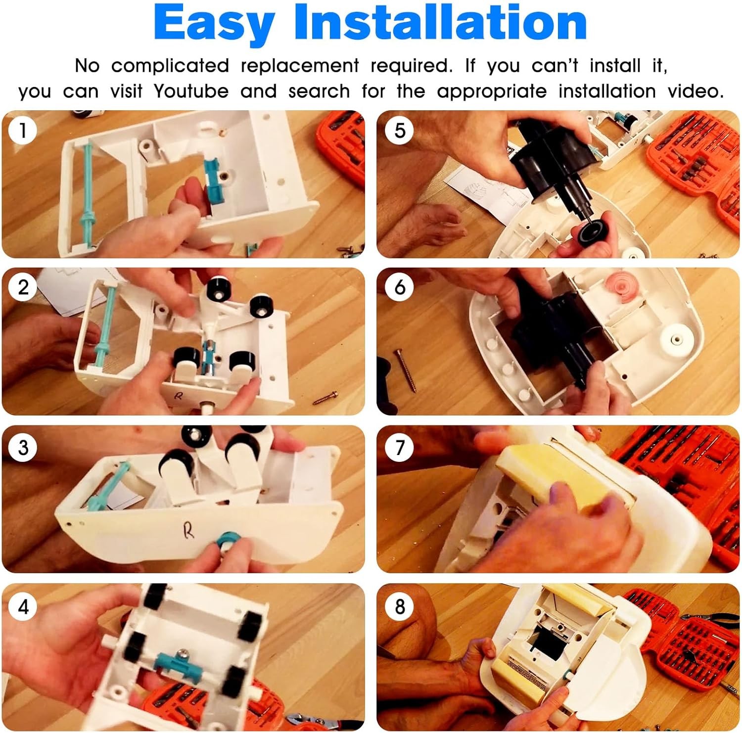 AXV417WHP Pool Cleaner Kit Replacement Hayward Vacuum Parts White