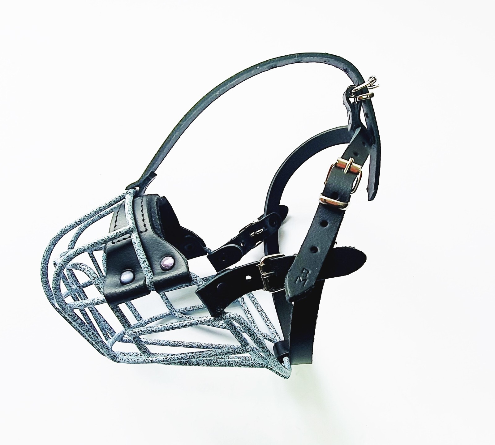 Strong Dog Muzzle Metal Wire Basket Olde English Bulldogge American Bully Pocket