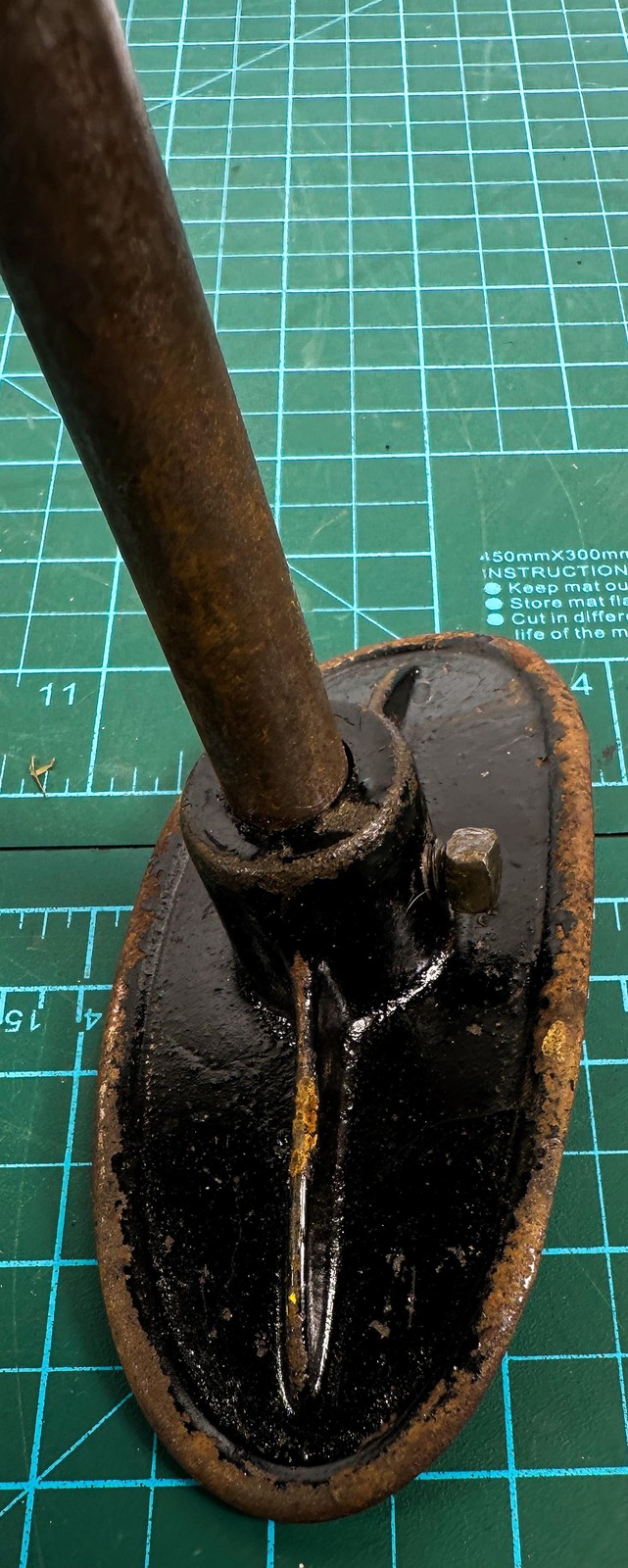 Vintage Hand Crank Eggbeater Shoulder Brace Drill Tool A218 Red Made In USA