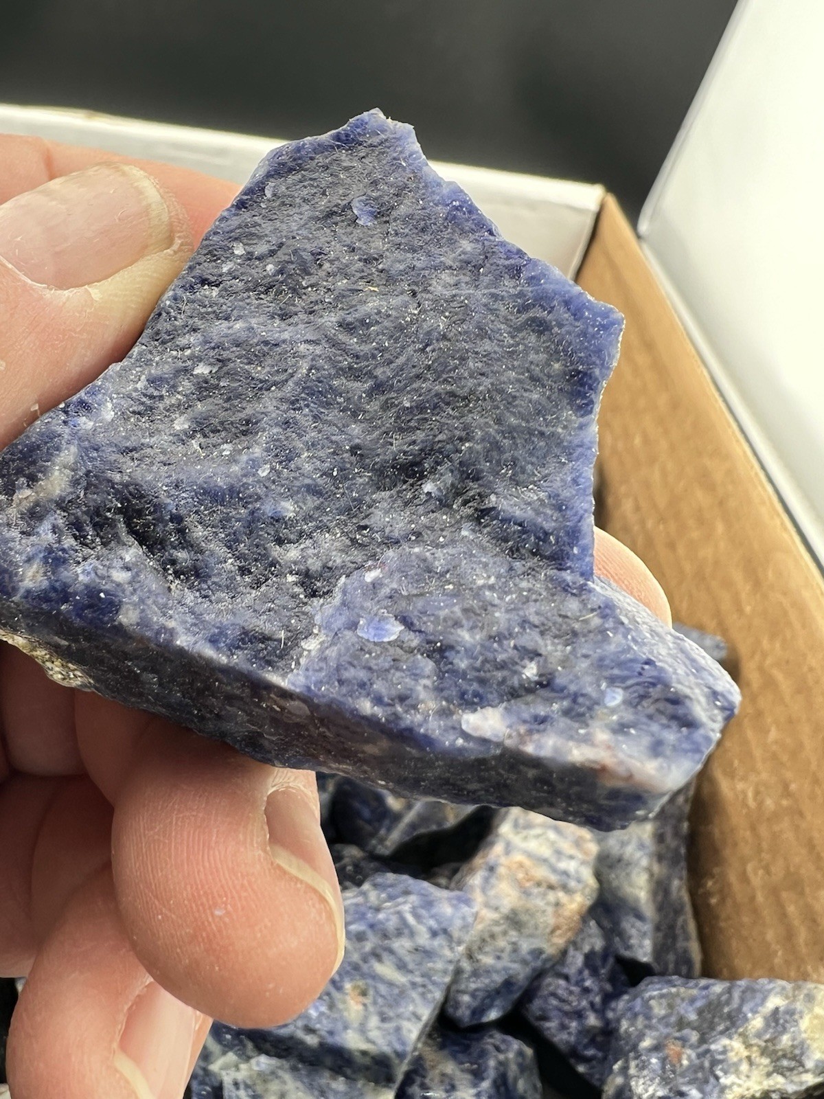 Rough Blue-Violet Sodalite Lapidary Grade or as Display 1 pound+
