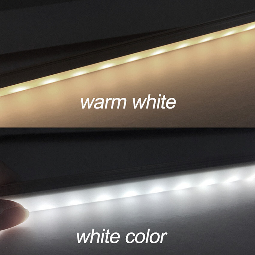 2X 12VDC 6W LED 5630 Aluminum Strip Warm White Under Cabinet Light Fixture 20"