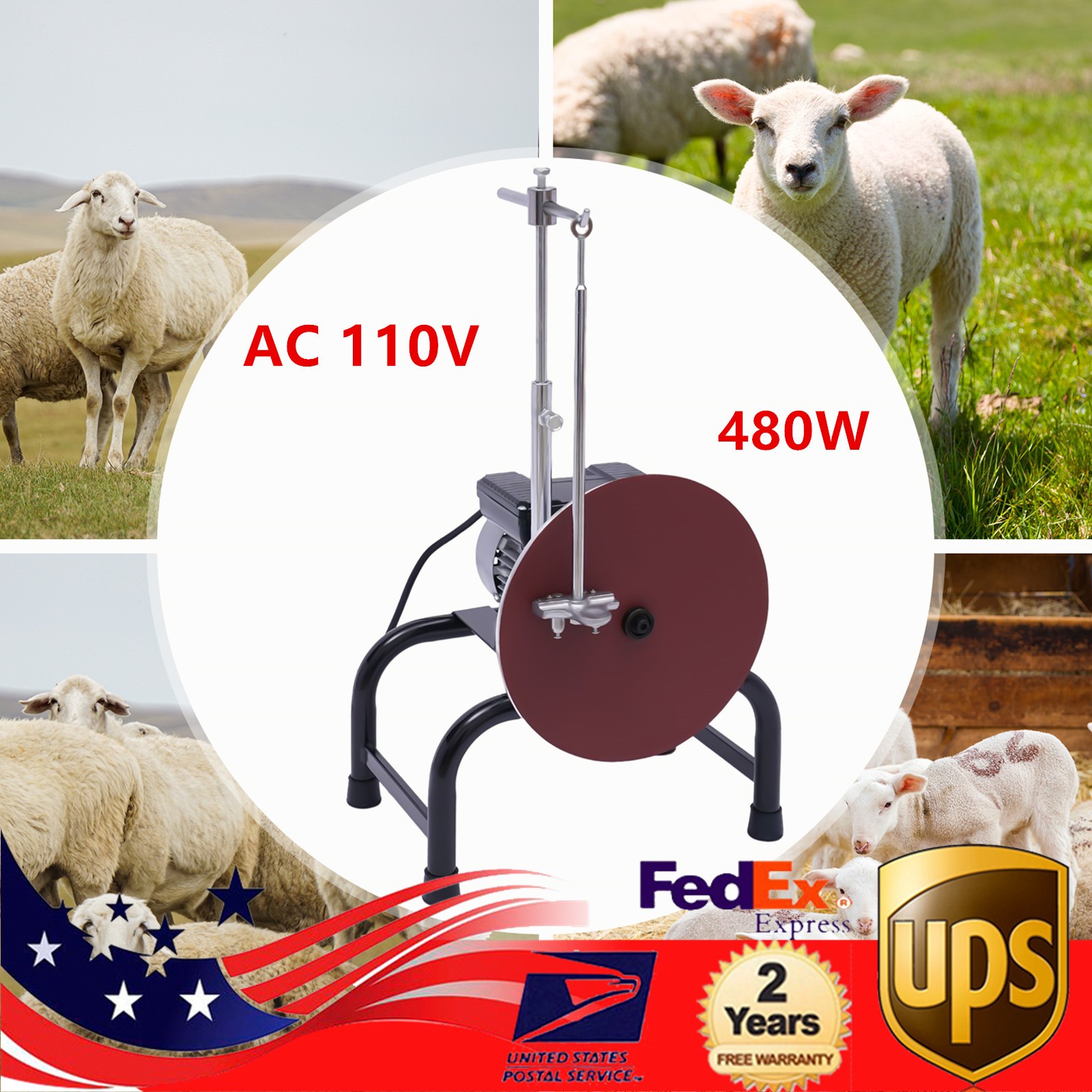 Electric Clipper Blade Sharpener Shears Blade Sharpening Grinding Machine NEW