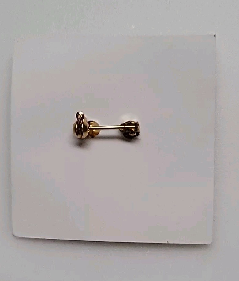 American Flag Heart-Shaped LAPEL PIN ~ Tie Tack ~ Hat Vest Badge Pinback