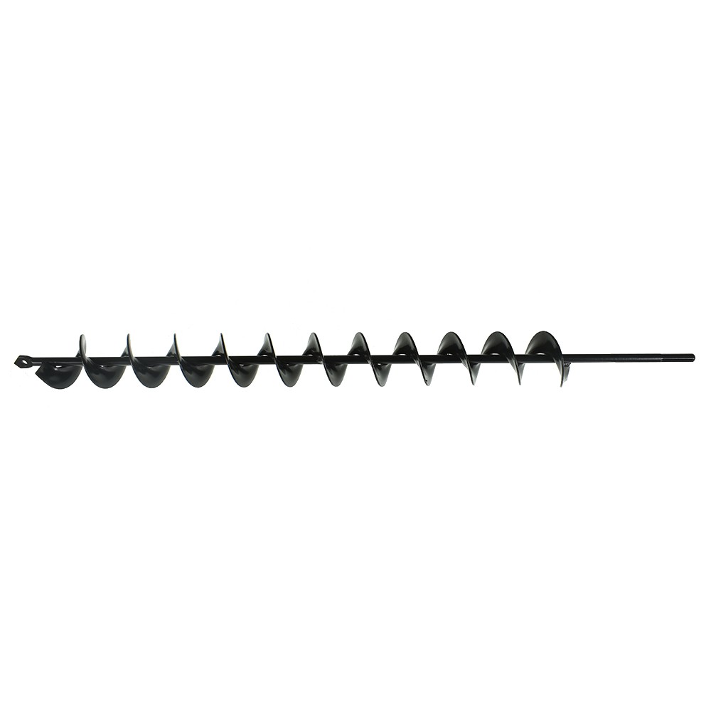 Earth Auger Drill Bit 2 x 24 Black Garden Post Hole Digger
