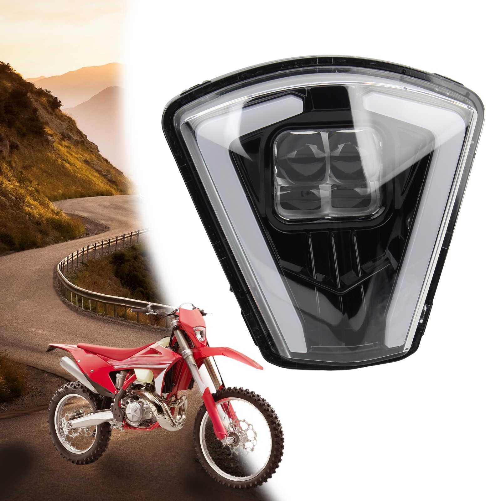 Motorcycle Headlamp Core For GASGAS EX EC 2024 2025 Motocross Headlight Parts