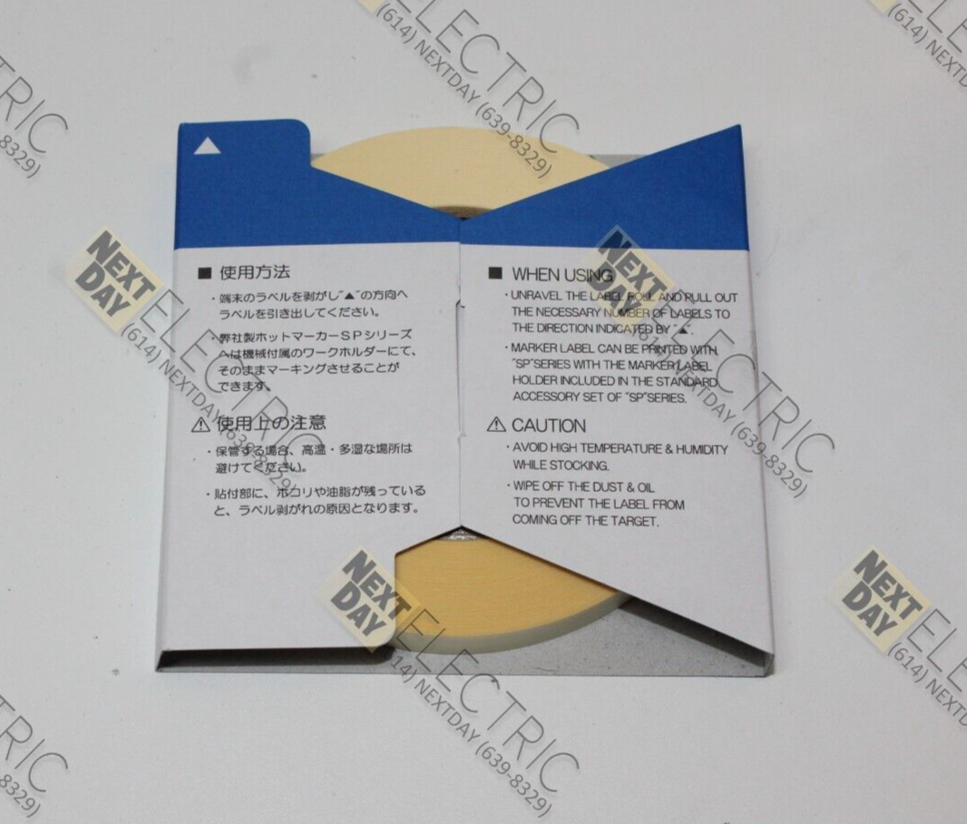 CTK Corp, LW-100, White Hot Marker label Wire Wiring PVC PVCW0699