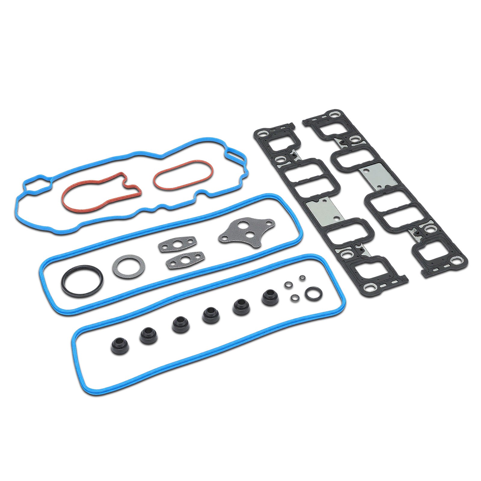 Lower & Upper Engine Intake Manifold Gasket for Chevy GMC Oldsmobile Workhorse