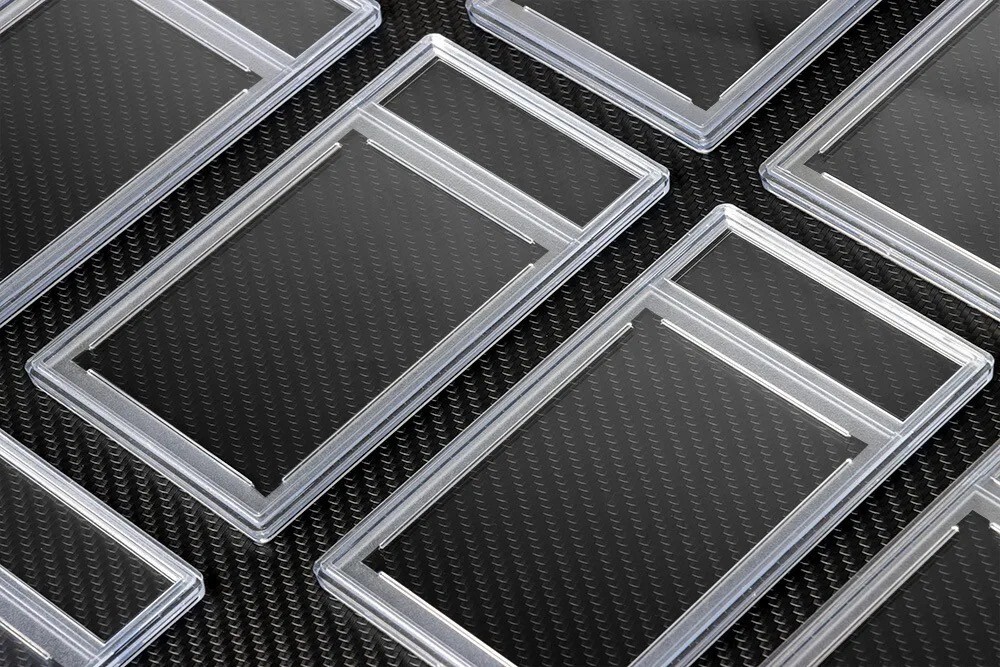 Empty Graded Card Slab for Trading & Sports Cards - Frosted Style Border