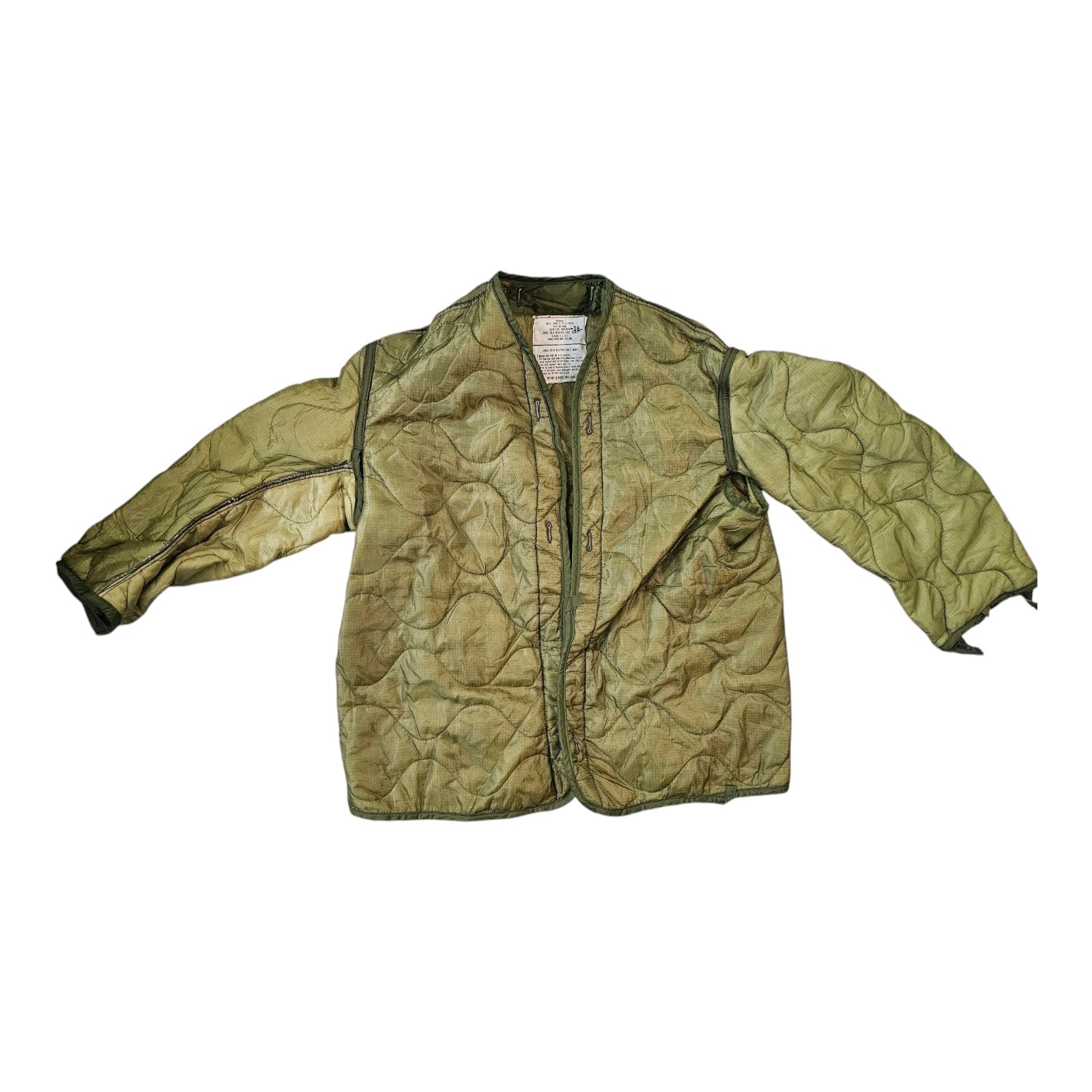 Vintage USGI M65 Cold Weather Field Jacket Liner Smokers Jacket Small