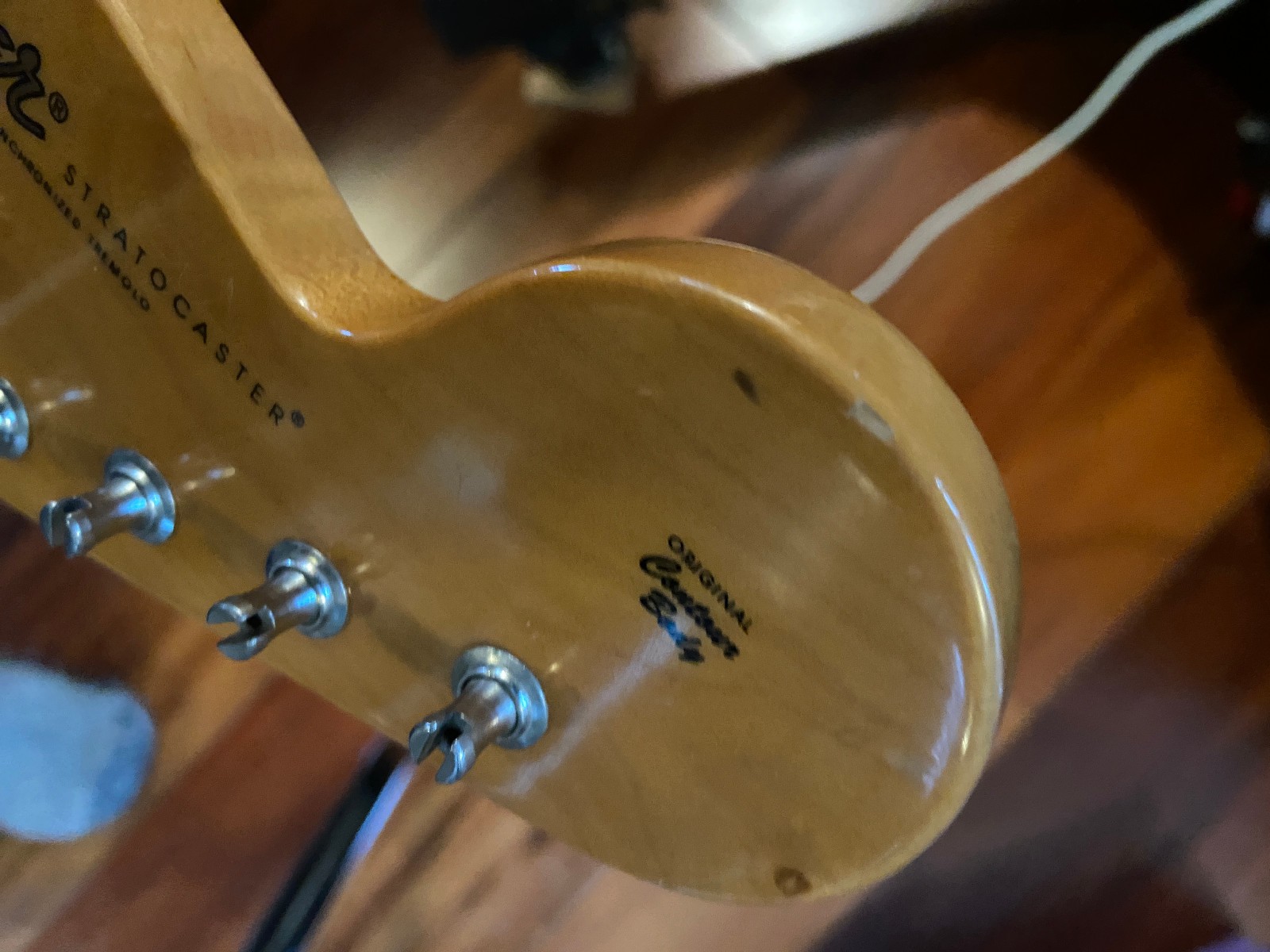 07 Fender pre Hendrix Vdoo Strat Reverse CBS Stratocaster Authentic Plate Tuners