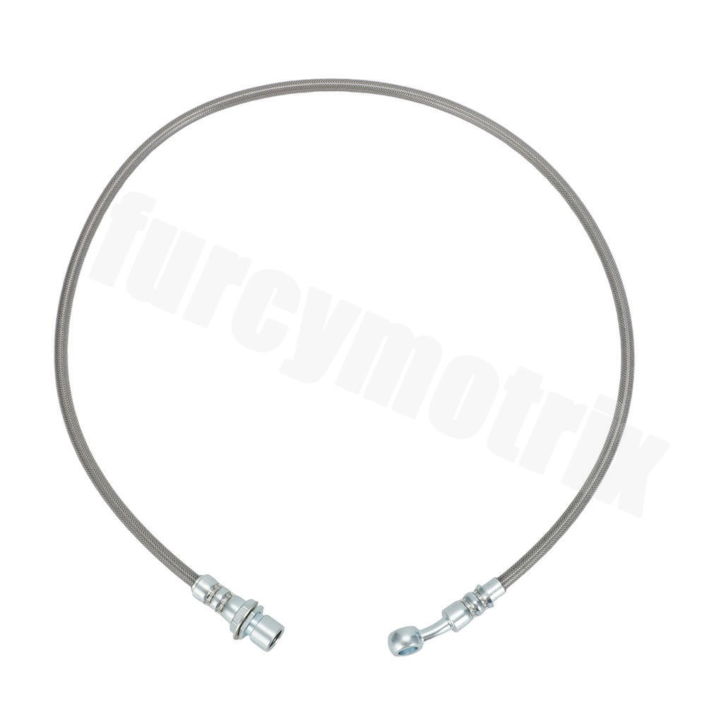 For 99-07 Silverado Sierra 1500 Stainless Steel Extended Brake Lines Left Right
